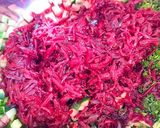 A picture of step 3 of Cold purple soup.