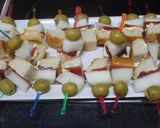 Foto del paso 7 de la receta: Banderillas jamón con melón y margarina