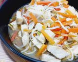 Foto langkah ke 4 dari resep Tumis Tahu, Tauge dan Wortel.
