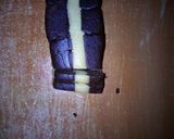 A picture of step 9 of Chess board cookies😍#special easter contest.