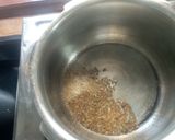 A picture of step 3 of Dal palak.