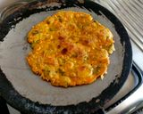 A picture of step 2 of Mooli Paratha.