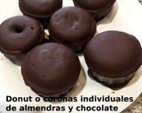 Foto del paso 14 de la receta: Donut o coronas individuales de almendras y chocolate