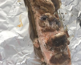 Foto del paso 6 de la receta: Salmón al papillote con champiñón y salsa pesto