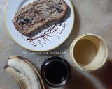 Une image de l'étape 2 de Tartine banane tahin et mélasse de dattes ☕.