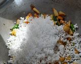 A picture of step 2 of Sabudana khichdi (ekadashi special).
