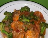 Foto langkah ke 6 dari resep Udang Brokoli Saos Tiram.