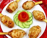 Hình bước làm 3 của món Chạo Tôm Nướng