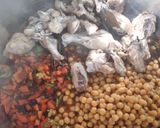 A picture of step 4 of Chicken Yakhni Pulao.