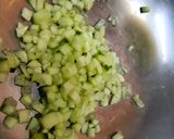 A picture of step 2 of Tzatziki Sauce.