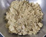 A picture of step 1 of Oats Coriander Biscuit Bhakhri.