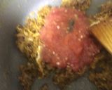 A picture of step 4 of Palak Chana.