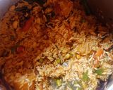 A picture of step 7 of Lobia Veggie Pulao.