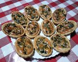 Une image de l'étape 20 de Mini quiches aux épinards.