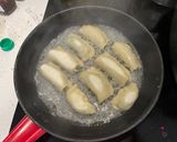 รูปขั้นตอนการทำที่ 6 ของ Pork Chives potsticker เกี๊ยวทอดกุยช่ายหมูสับไต้หวัน