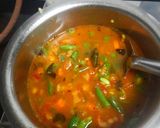 A picture of step 4 of Vegetable Fada Khichadi.