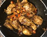 A picture of step 1 of Chicken biryani.