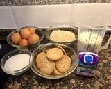 Foto del paso 1 de la receta Pudín de almendra y galletas