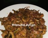 Foto langkah ke 4 dari resep Balado Cumi Cabai Rawit Hijau.