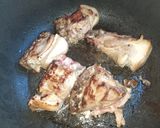 Foto del paso 1 de la receta: Guiso de arroz con lenteja carne de cerdo y chorizos 😋