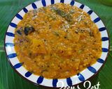 A picture of step 8 of Chow Chow Koottu Curry.
