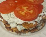 A picture of step 5 of Zucchini Tomato Cake.