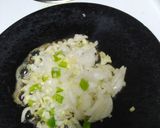 A picture of step 1 of Masala pav.