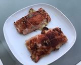 Une image de l'étape 7 de Roulés de jambon à l emmental, moutarde, basilic et origan façon paupiette.