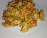 Foto del paso 4 de la receta: Pechuga al curry con zanahoria y leche vegetal