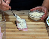 Foto del paso 5 de la receta: Rollitos de berenjena con jamón York y queso al horno