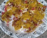 A picture of step 5 of Sev Puri.