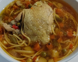 Foto del paso 6 de la receta: Sopa de pollo con macedonia de verduras