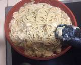 Foto del paso 8 de la receta Espaguetis a la carbonara con berenjena