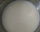 A picture of step 1 of Milk pudding.