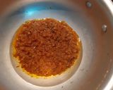 A picture of step 2 of Bhindi masala.