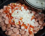 Foto del paso 3 de la receta: Salchichas a la diabla