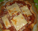Foto del paso 7 de la receta: Pizza de soja texturizada queso y aceitunas