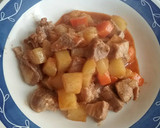 Foto del paso 7 de la receta: Estofado de cerdo con papas y zanahorias