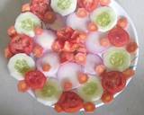 Salad dish decorated रेसिपी चरण 4 फोटो