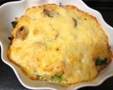 A picture of step 5 of Healthy Vegetable Tofu Cheese Bake.