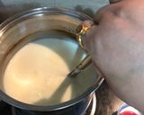 A picture of step 1 of Kolkata Sponge Roshogolla 😋.