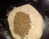 A picture of step 2 of Qeema Naan.