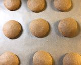 A picture of step 5 of Chewy orange and tahini cookies - vegan.