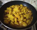 A picture of step 4 of Amla Pickle.