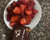 صورة لخطوة 4 من وصفة كيكة الفواكه🍌🍓🍫
