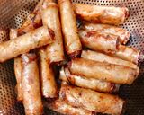 Hình bước làm 5 của món Bún Chả Ram (Bún Chả Giò)