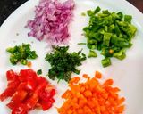 A picture of step 1 of Dal Khichdi.