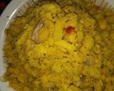 A picture of step 3 of Yam balls.