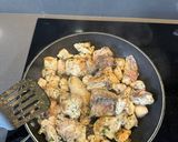Foto del paso 3 de la receta: Arroz meloso de pollo y champiñones