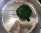 A picture of step 1 of Baked Mixed Flour Spinach Puri.